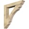 Ekena Millwork Olympic Traditional Rough Sawn Bracket w/ Offset Brace, Douglas Fir, 8"W x 46"D x 46"H BKT0806X46X46OLY01RDF - alternate 1